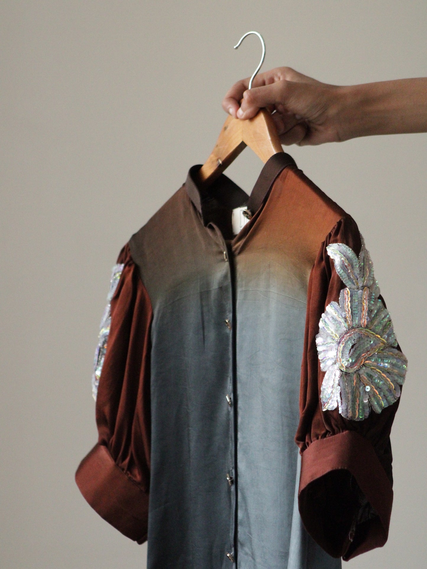 shirts semi occasion shirts dyed shirts shirt for women formal shirts party shirts embroidery shirts blue colour shirt green colour shirt comfy shirts shirts for evening shirts for gatherings shirts for lunch big motif