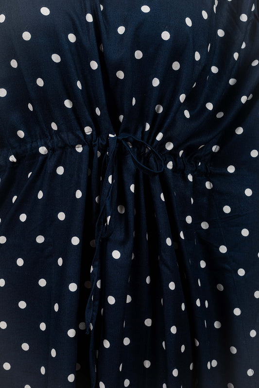 Blue Polka Dots Kaftan