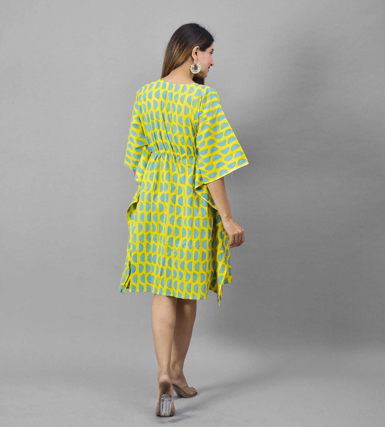 Half Circle Block Printed Kaftan