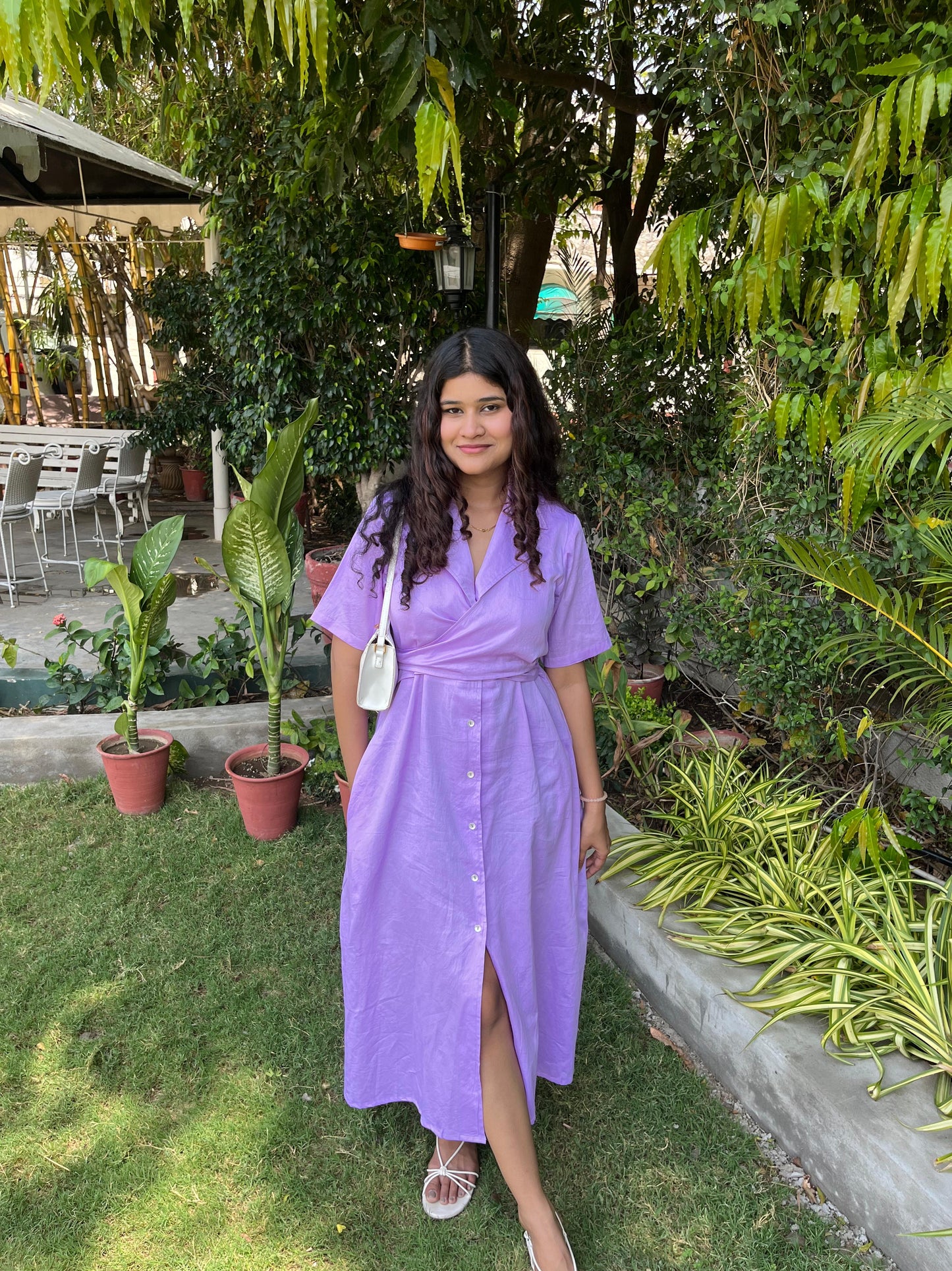 Lavender Knotted midi