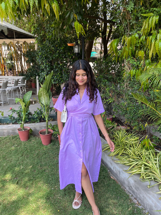 Lavender Knotted midi