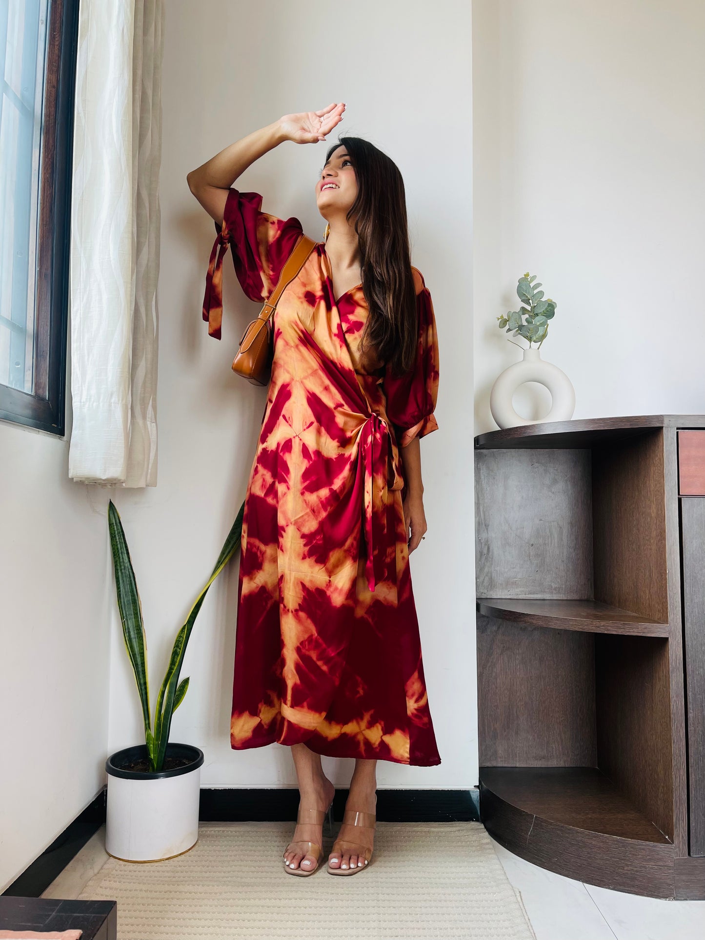 Golden Hour Wrap dress