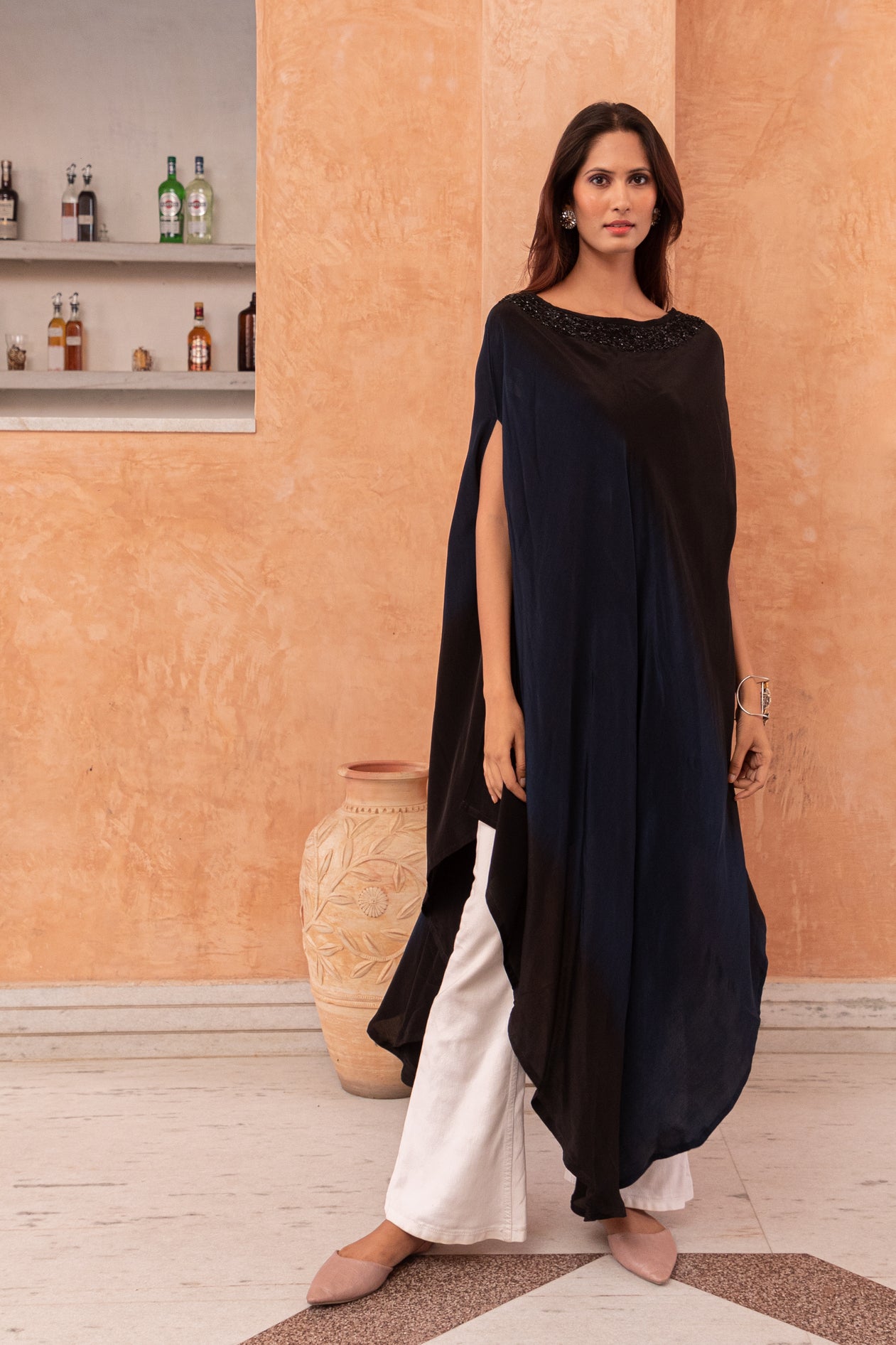 Poncho gown online best sale