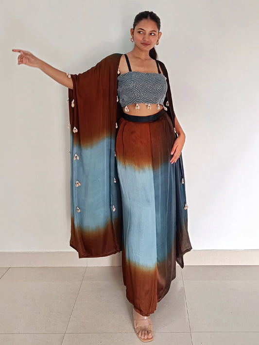 Three Piece Cape set