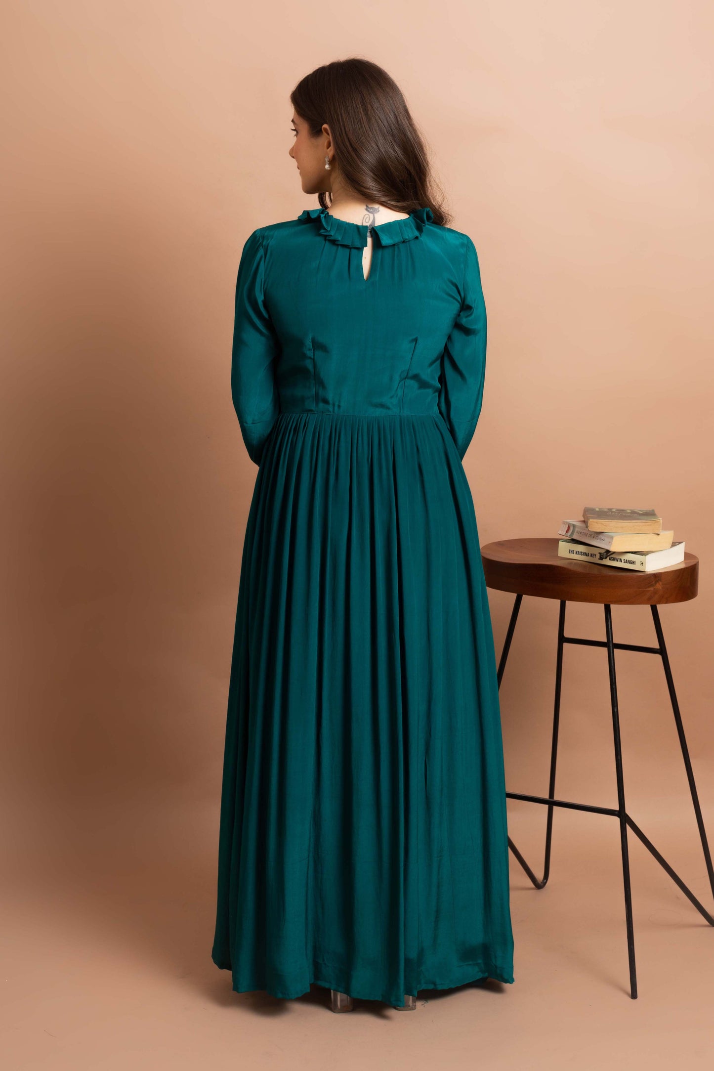 Bottle Green Cocktail Gown