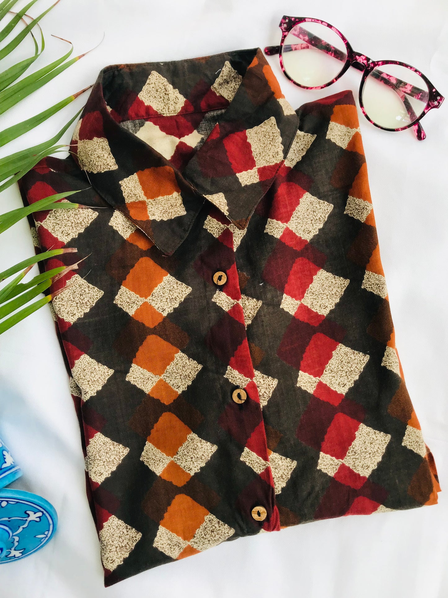 Brown Checks Shirt